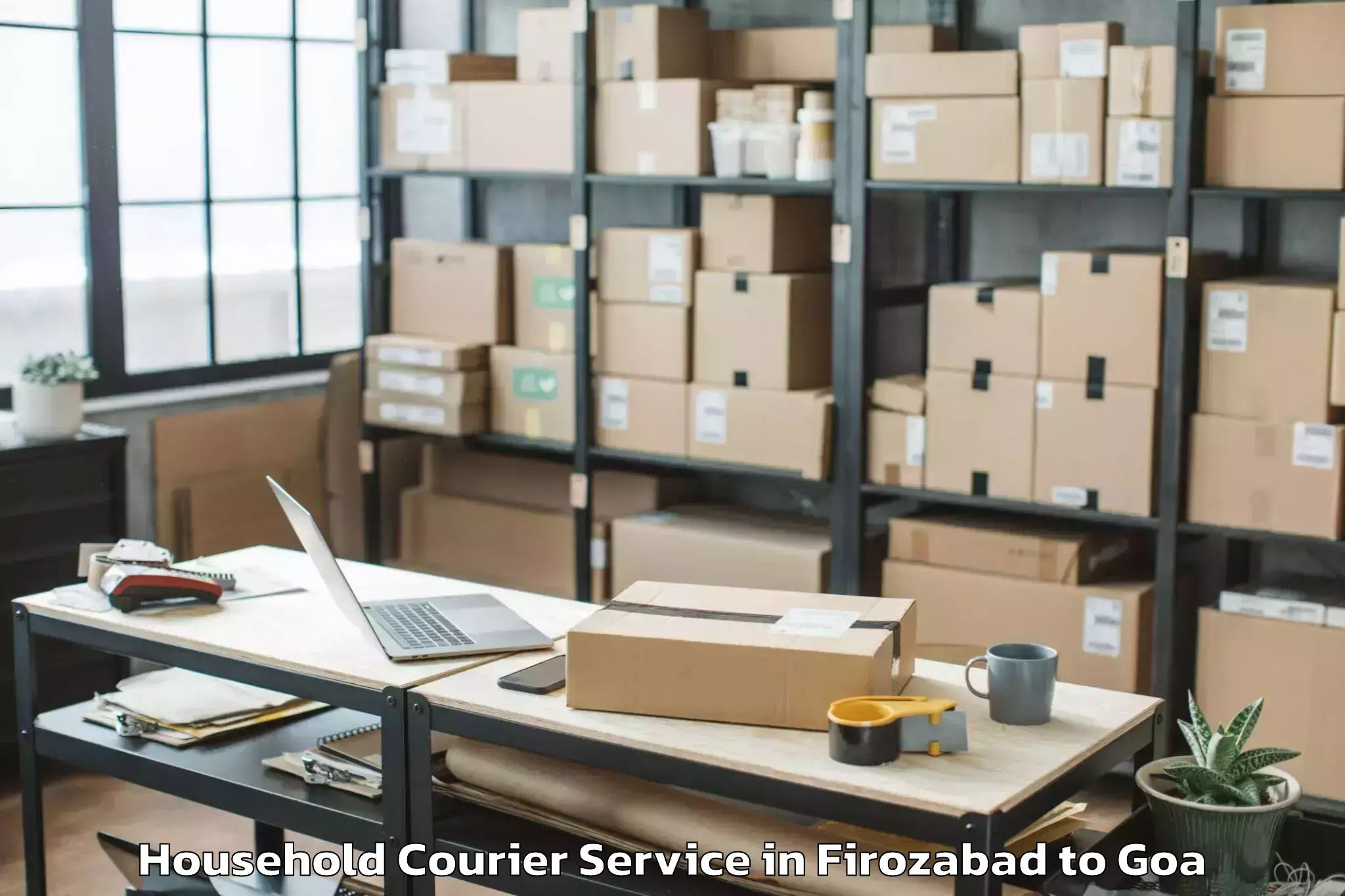 Book Your Firozabad to Queula Household Courier Today